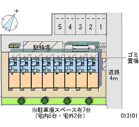 ★手数料０円★柏市今谷上町　月極駐車場（LP）